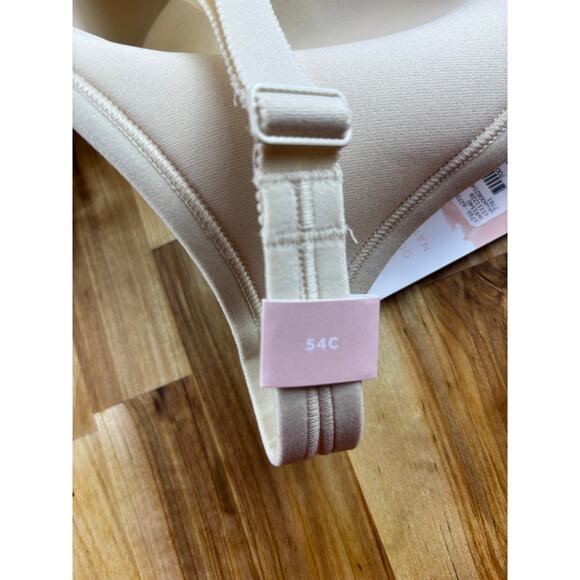 CACIQUE Lightly Lined No Wire Bra Full Coverage 54C Nude 1111228 NWT - Picture 5 of 8